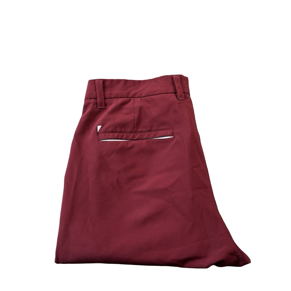 Primo Golf Dark Red Performance Mens Jogger Zip Ankle Golf Pant Size 33x27
